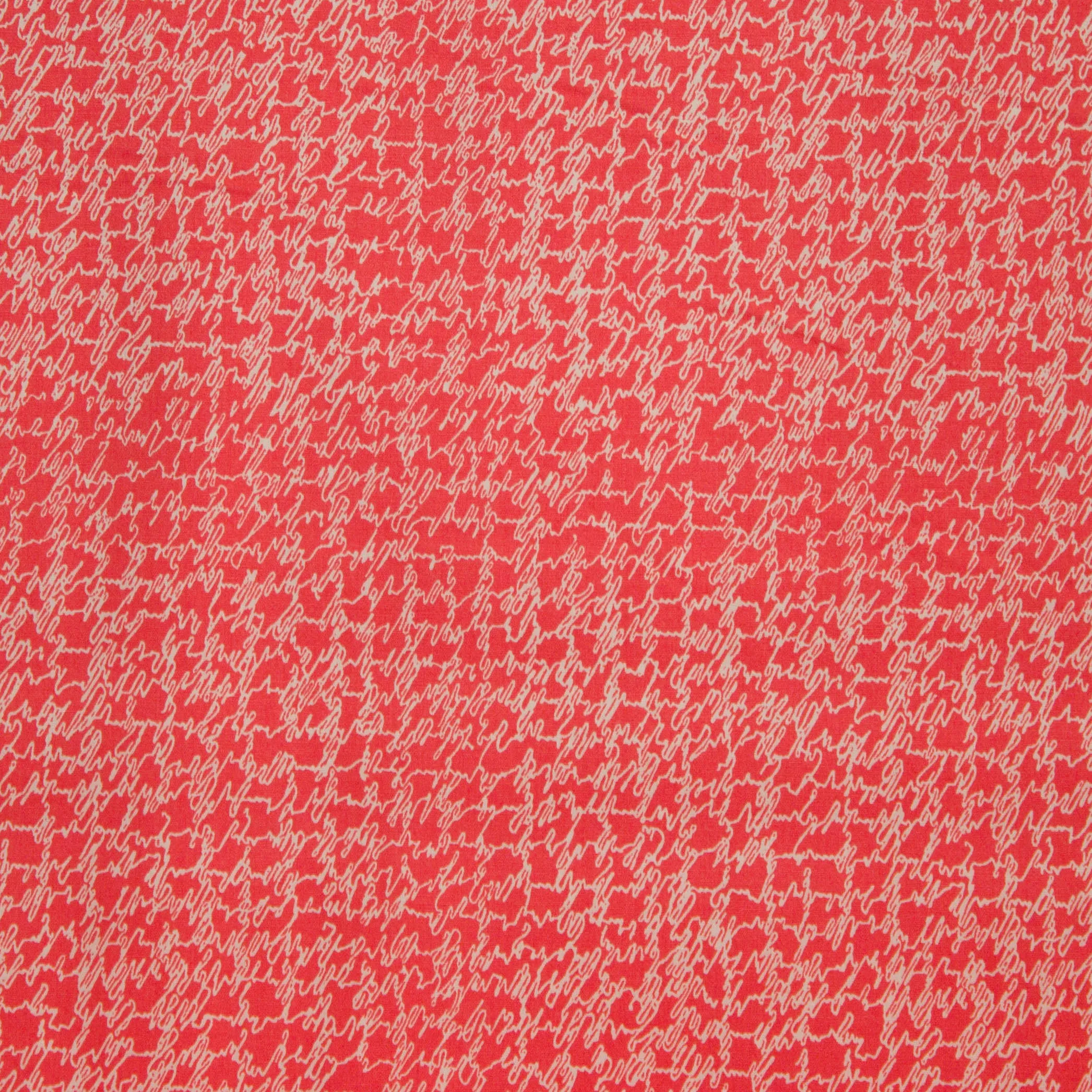 Katoen rood "minimalista"